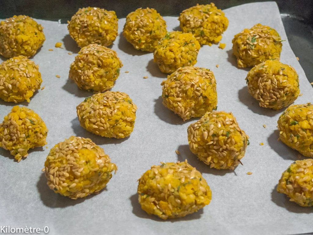 Boulettes de type falafels aux carottes nouvelles - Étape 6