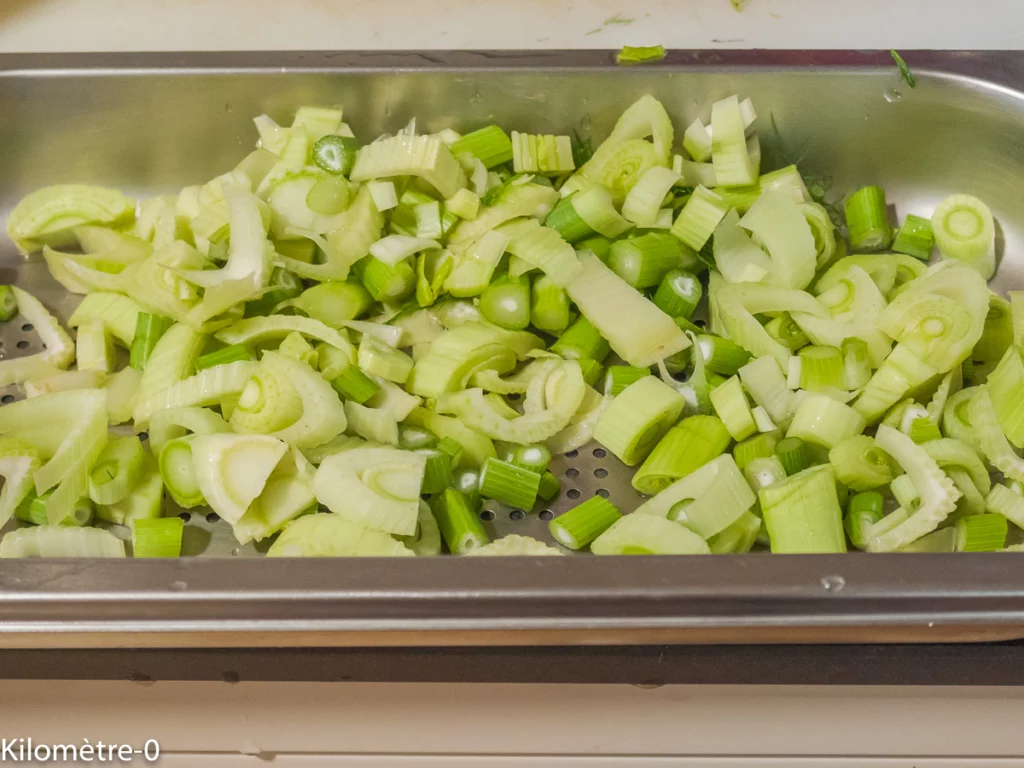 Salade de fenouil au thon, pistaches et roquefort - Étape 2