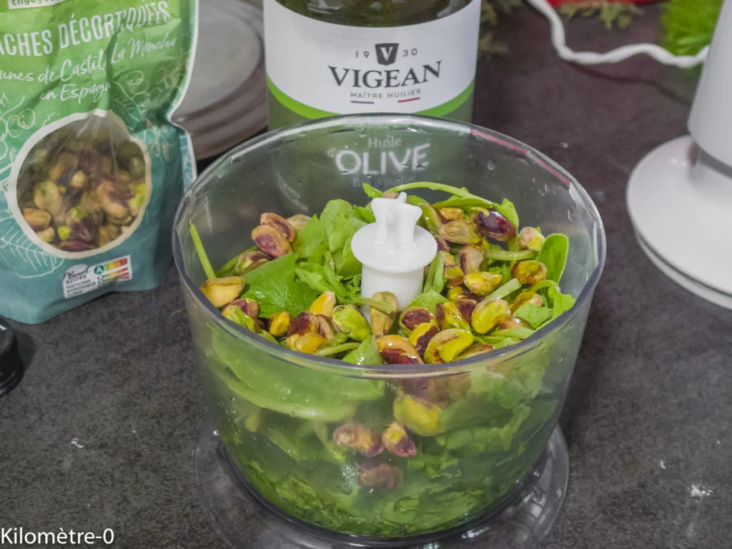 Moules au fenouil, courgette et pesto de fanes de radis - Étape 3