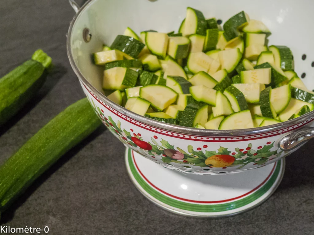 Sardines aux courgettes et aux olives - Étape 3