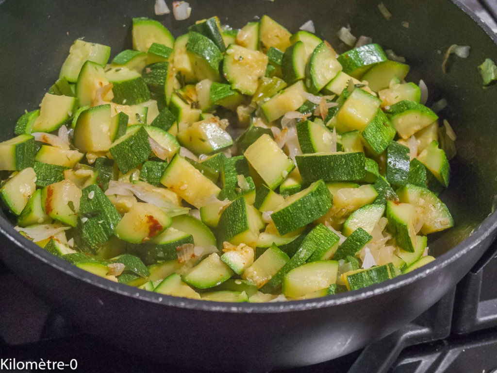 Sardines aux courgettes et aux olives - Étape 5