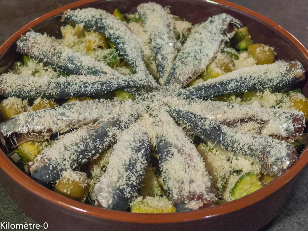Sardines aux courgettes et aux olives - Étape 9