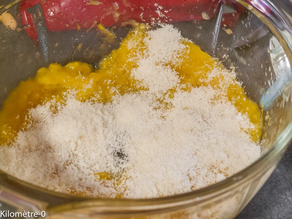Sbriciolata à la mangue et à la noix de coco - Étape 3