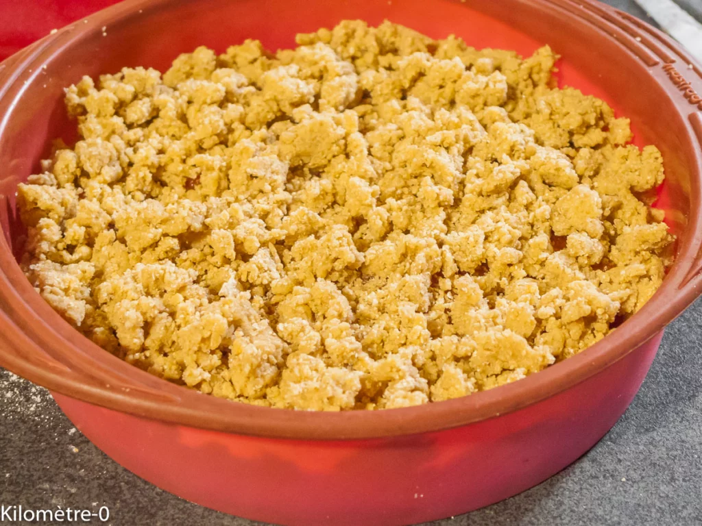 Sbriciolata aux petites prunes et à la liqueur de litchi - Étape 6