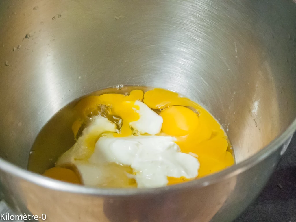 Clafoutis au saumon et haricots verts - Étape 3