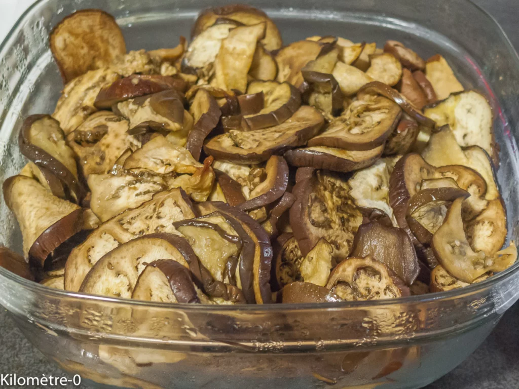 Moussaka légère - Étape 1