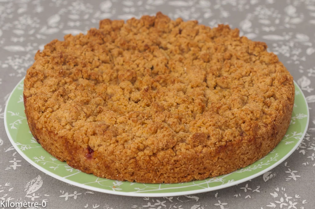 Sbriciolata aux petites prunes et à la liqueur de litchi - Étape 7