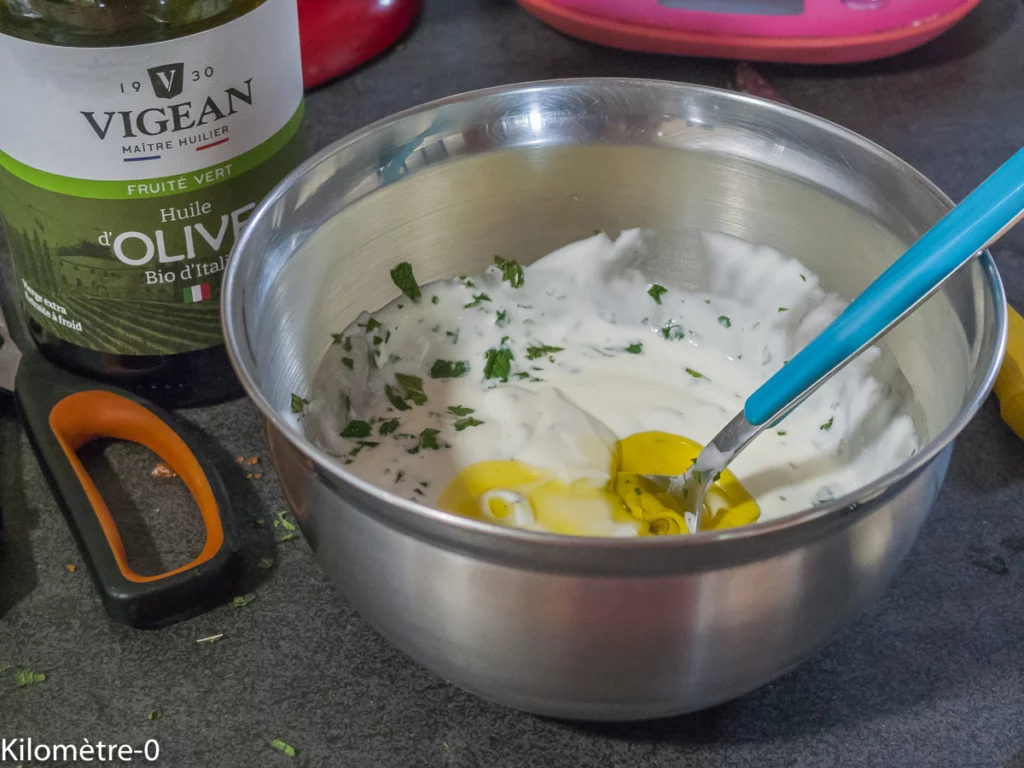 Tzatziki à la menthe - Étape 3