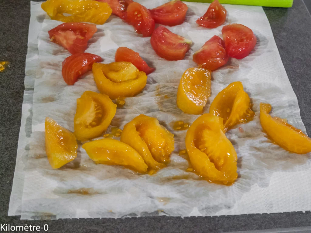 Pâtes aux aubergines et pesto aux olives et aux câpres - Étape 3