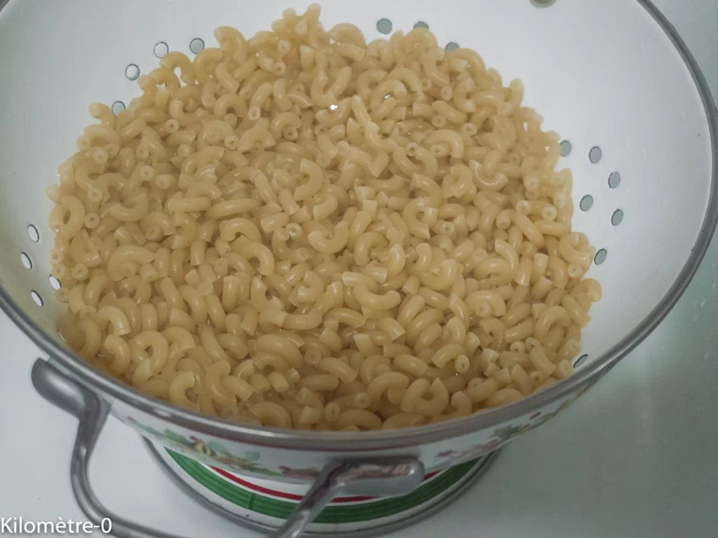 Pâtes aux aubergines et pesto aux olives et aux câpres - Étape 6