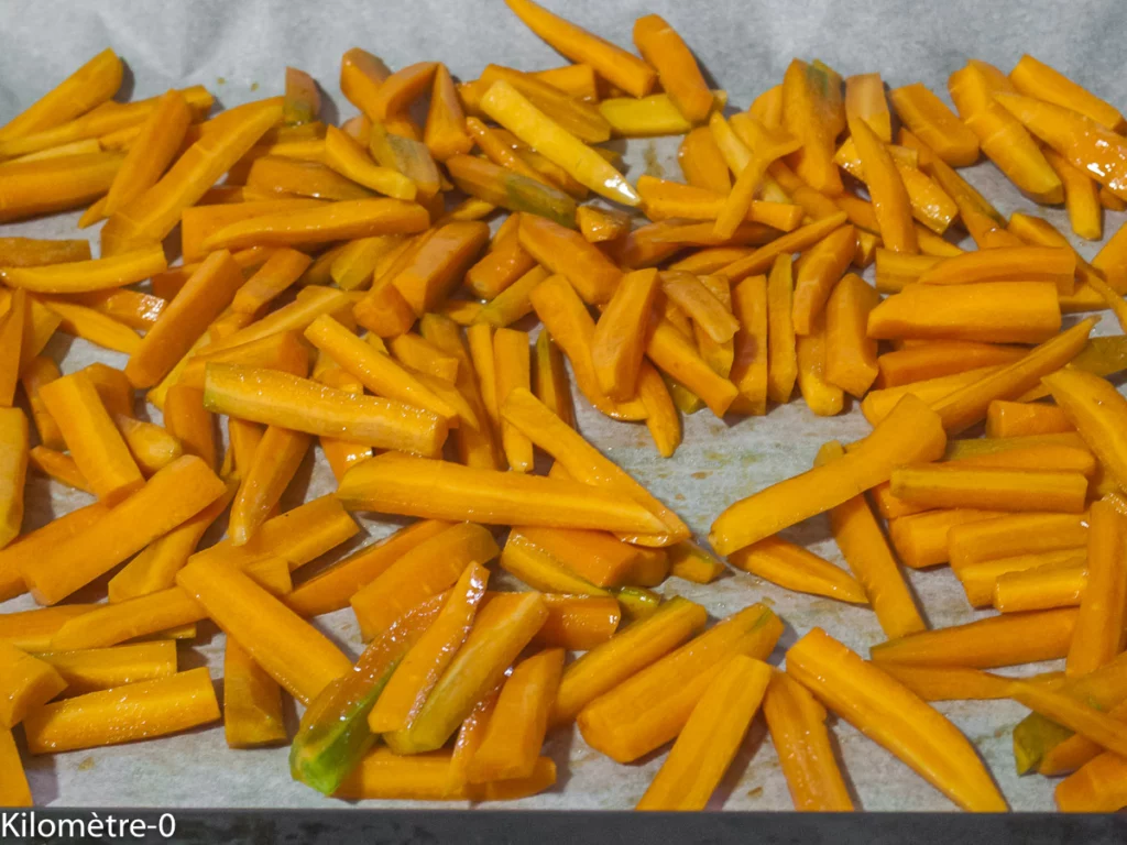 Houmous de carottes au four aux haricots blancs - Étape 2