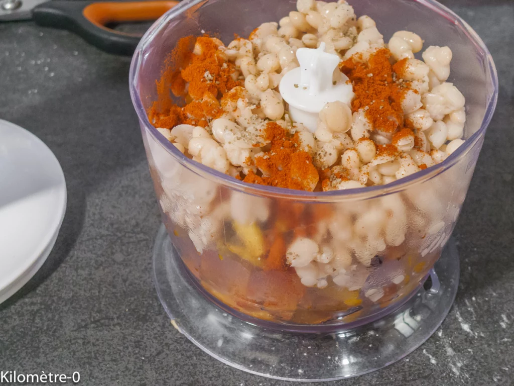 Houmous de carottes au four aux haricots blancs - Étape 5