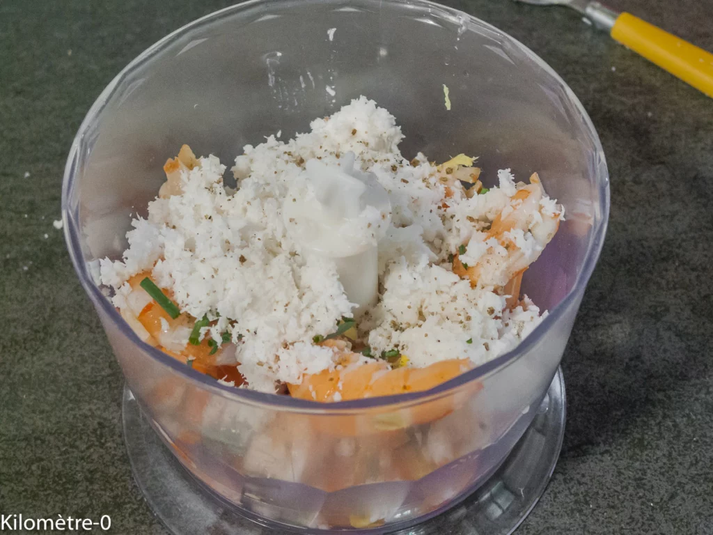 Croquettes de crevettes à la noix de coco, sauce aux cacahuètes - Étape 4