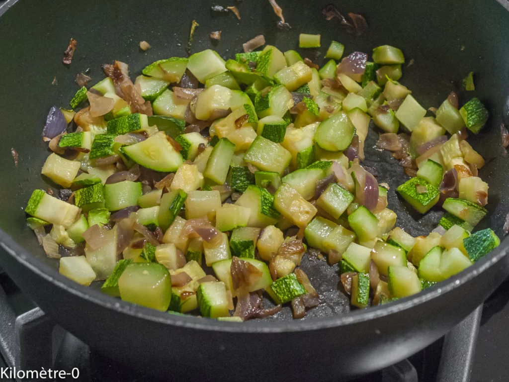 Gaufres salées aux courgettes et au gouda - Étape 1