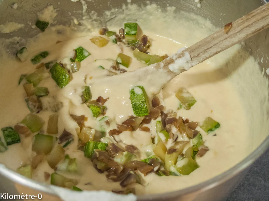 Gaufres salées aux courgettes et au gouda - Étape 5