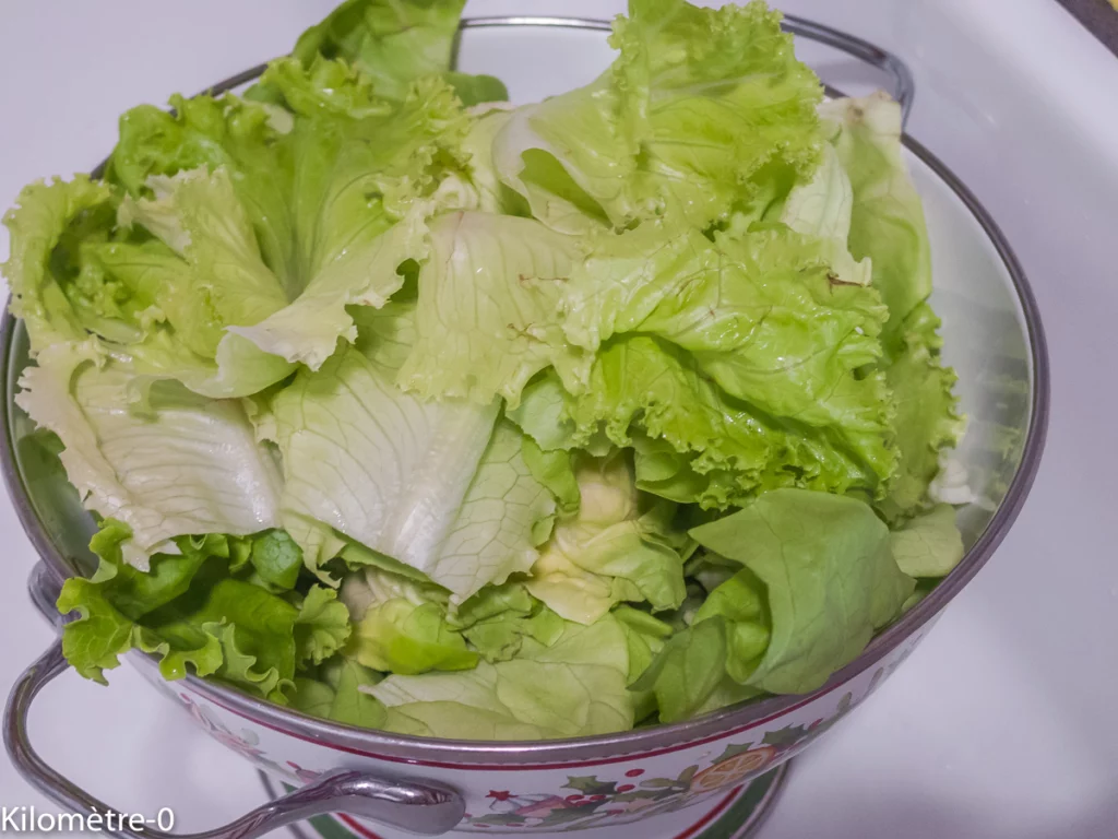 Salade de nectarine ou pêche à l&rsquo;halloumi - Étape 1