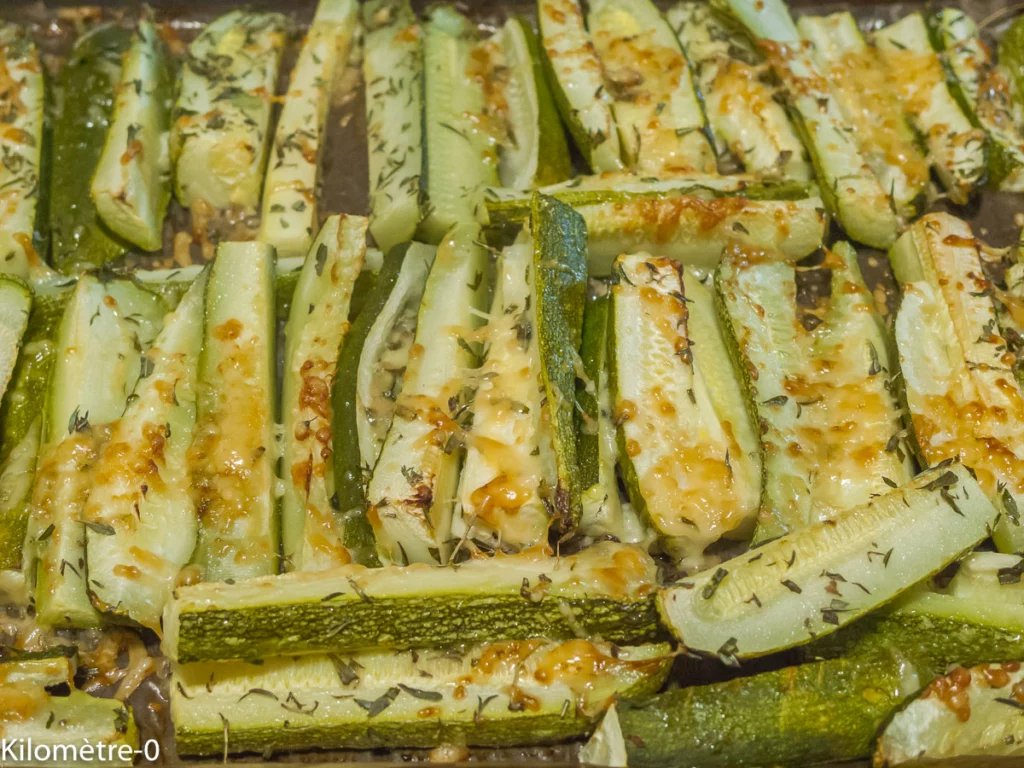 Travers de porc à la moutarde, frites de courgettes au fromage - Étape 3