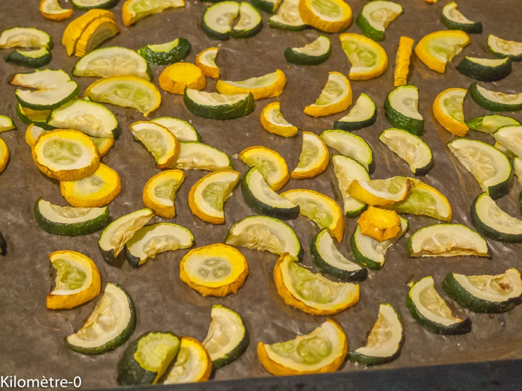 Houmous bowl courgettes et radis - Étape 3
