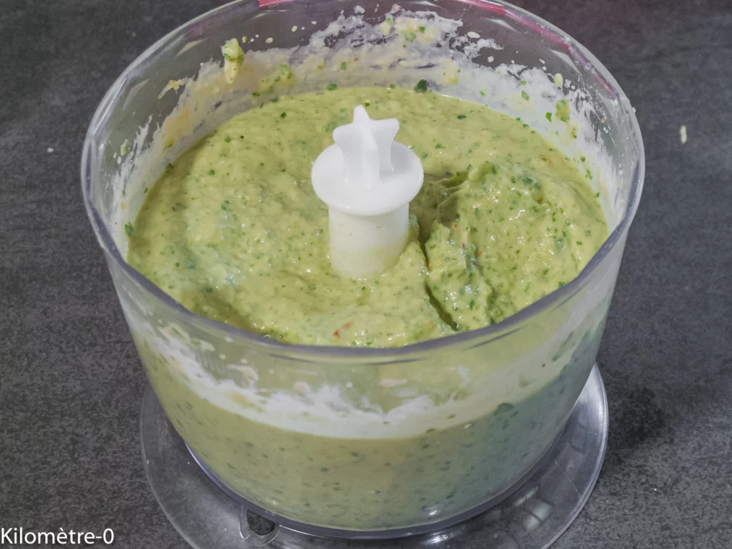 Houmous bowl courgettes et radis - Étape 9