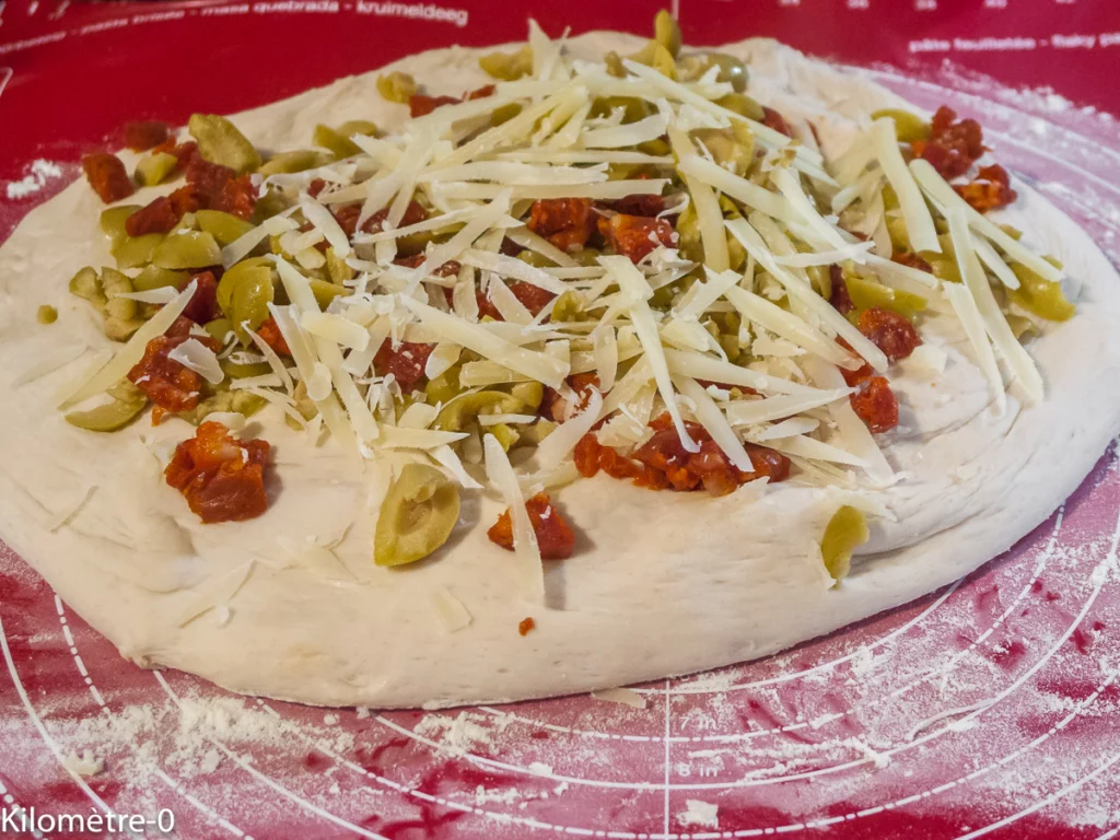 Torsades aux olives et au chorizo - Étape 5