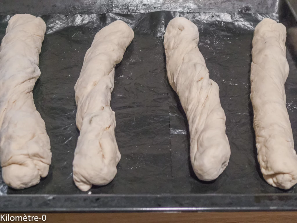 Torsades aux olives et au chorizo - Étape 7