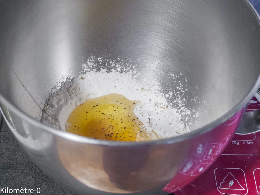 Bouchées salées aux courgettes, à l’emmental et au chorizo - Étape 2