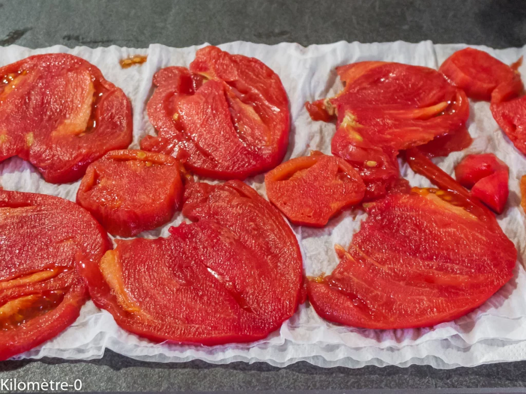 Salade de lentilles au tofu et tomates - Étape 2