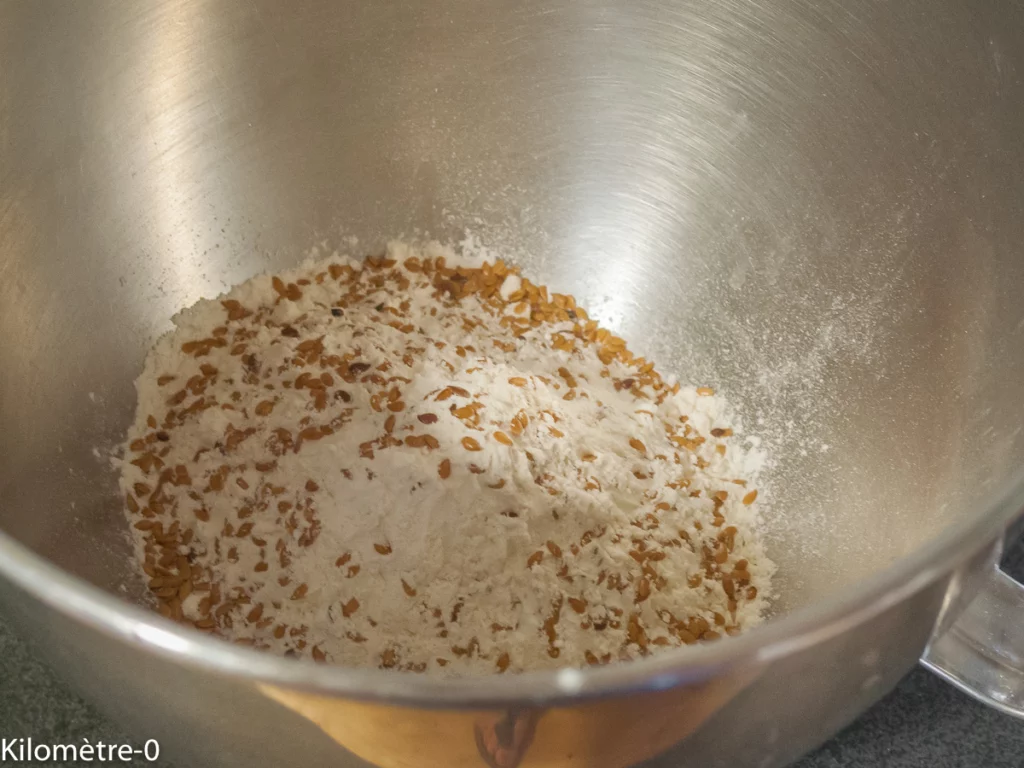 Pâte à tarte salée très croustillante - Étape 1