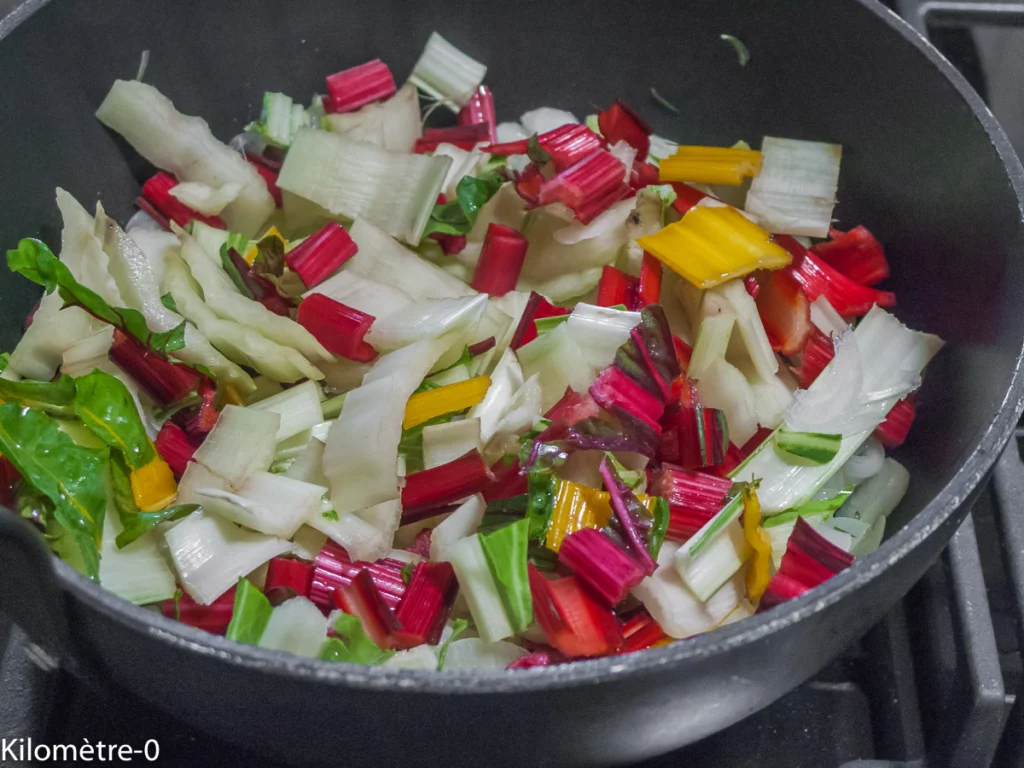 Tarte salée aux blettes et au fromage (beaufort ou mimolette) - Étape 7