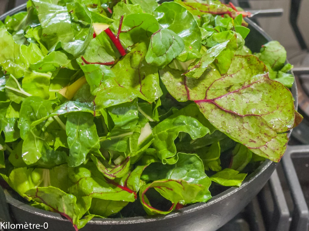 Tarte salée aux blettes et au fromage (beaufort ou mimolette) - Étape 8