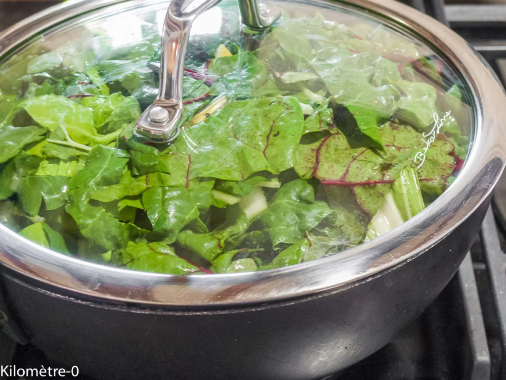 Tarte salée aux blettes et au fromage (beaufort ou mimolette) - Étape 9