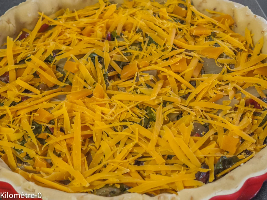 Tarte salée aux blettes et au fromage (beaufort ou mimolette) - Étape 13