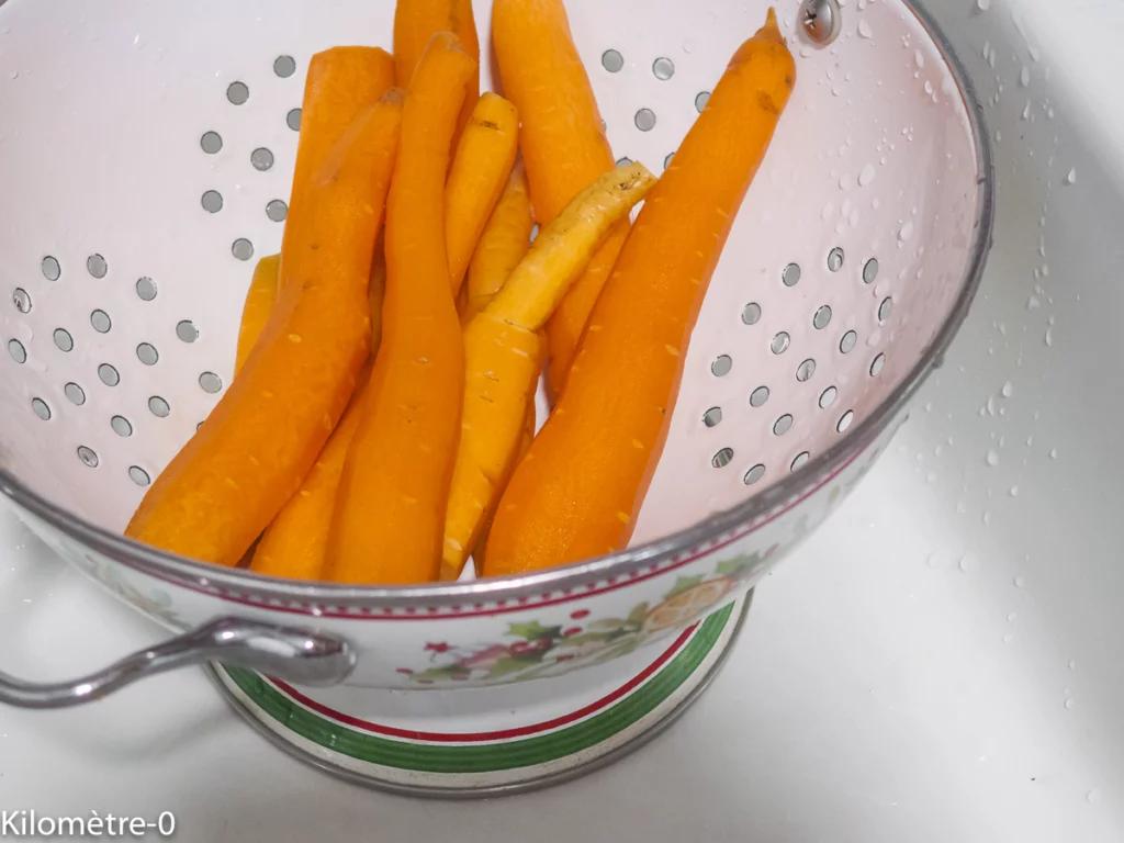 Gâteau de carottes aux graines de tournesol et emmental - Étape 1