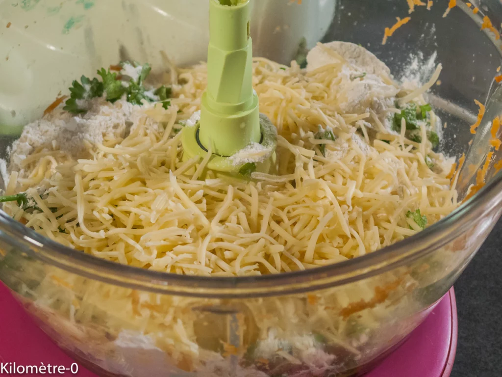 Gâteau de carottes aux graines de tournesol et emmental - Étape 6