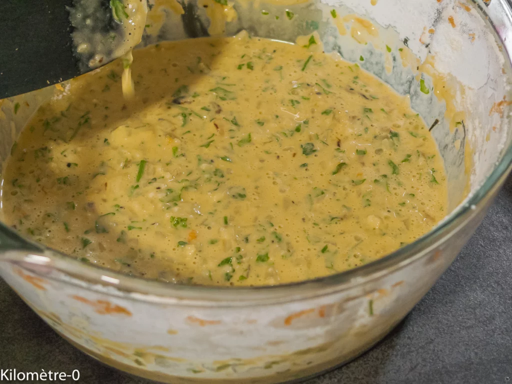 Gâteau de carottes aux graines de tournesol et emmental - Étape 7