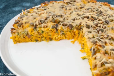 Photo de recette de gâteau, salé, pique nique, buffet,  carottes, graines de tournesol , emmental, bio, végé végétarien, été, automne, hiver, printemps, légumes,  Kilomètre-0, blog de cuisine réalisée à partir de produits de saison et issus de circuits courts