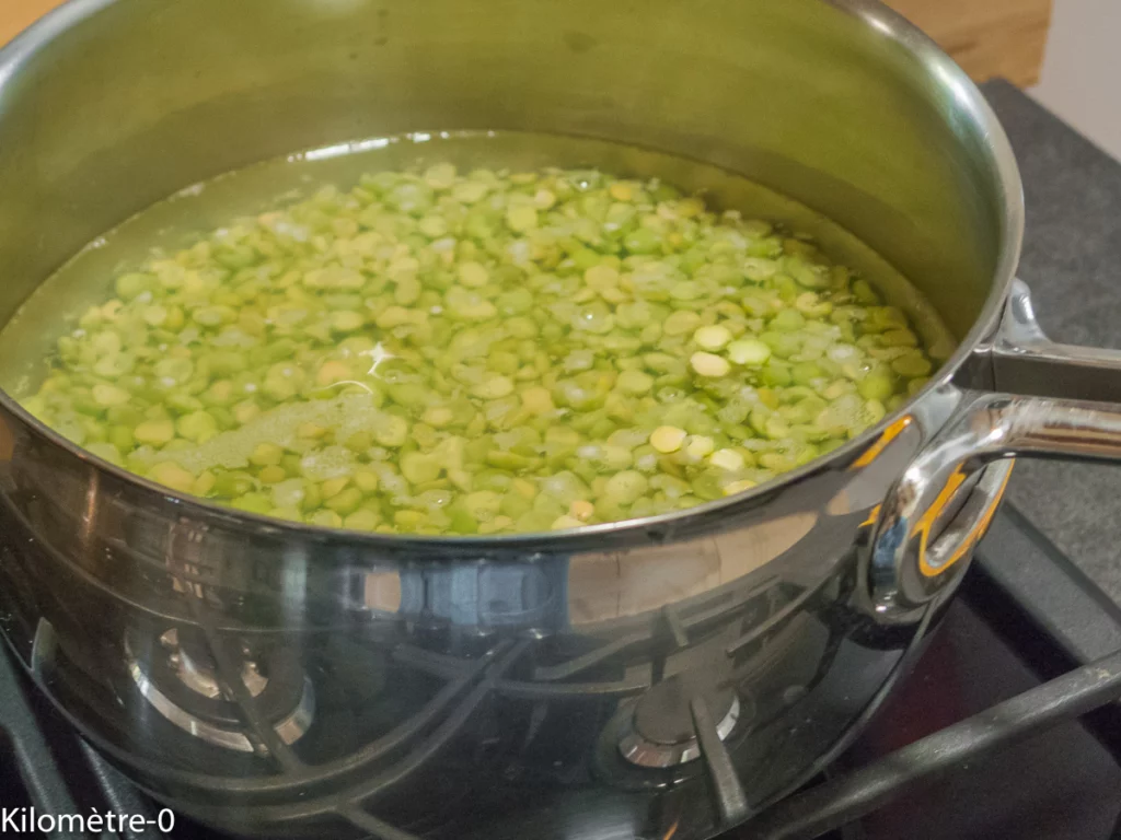 Dahl de pois cassés aux épinards (recette n°2) - Étape 1
