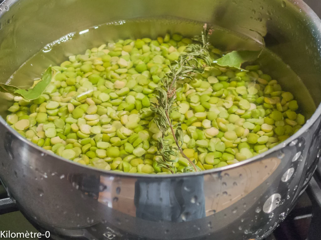 Dahl de pois cassés aux épinards (recette n°2) - Étape 2
