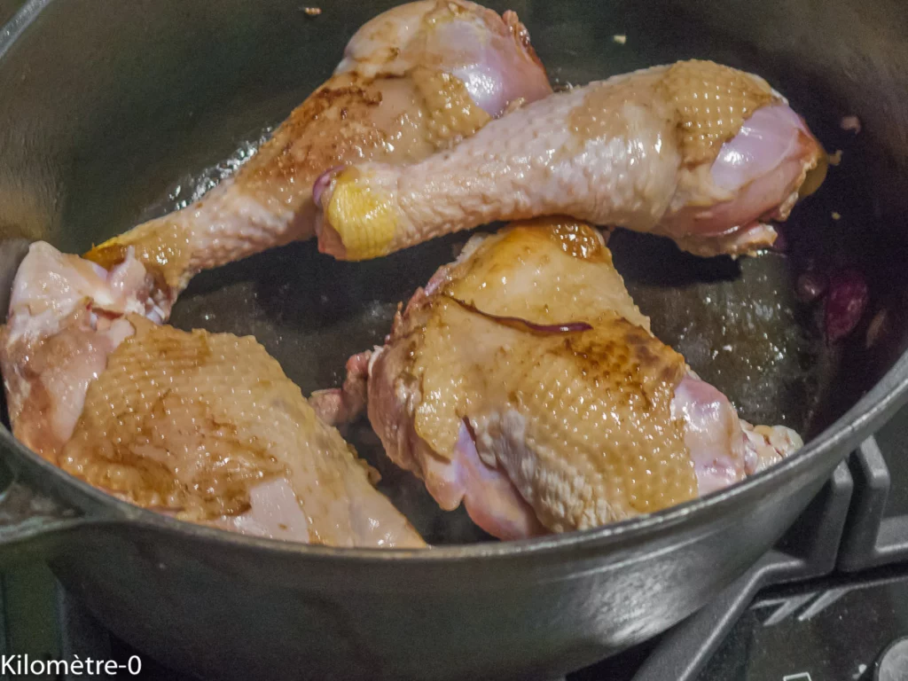 Poulet aux poivrons et à l&rsquo;estragon - Étape 4