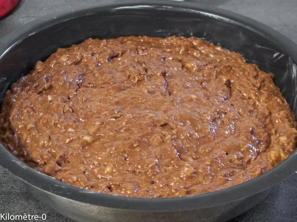 Gâteau du matin avec beaucoup de bananes et du cacao - Étape 7