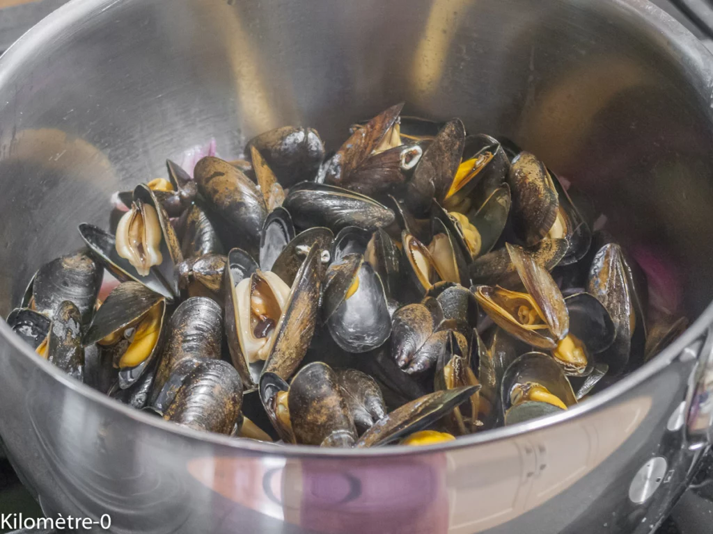 Pâtes aux haricots blancs et aux moules (recette italienne n°2) - Étape 3