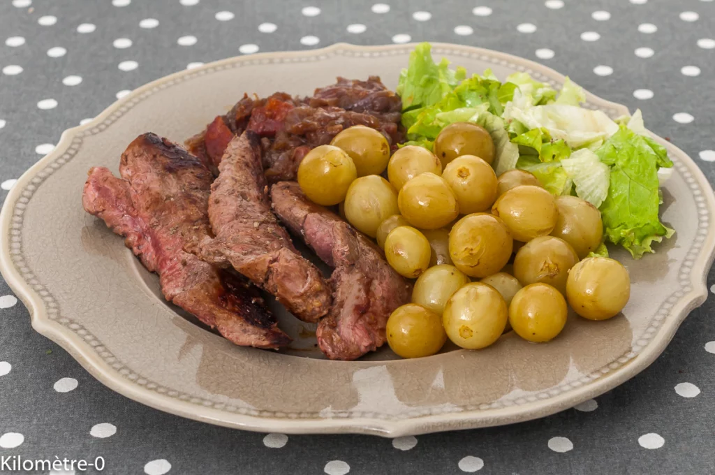 Canard aux raisins et confit d&rsquo;oignons - Étape 6