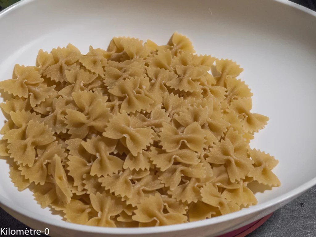 Pâtes aux cèpes, chorizo et parmesan - Étape 4