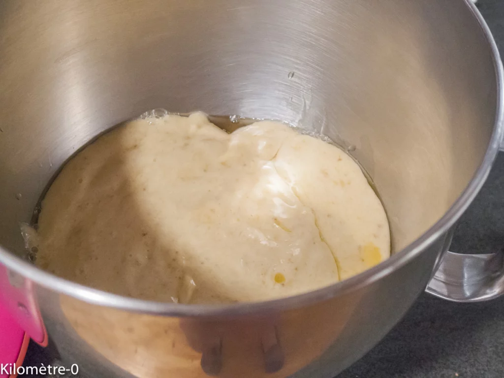 Gâteau du matin avec beaucoup de bananes et du cacao - Étape 3