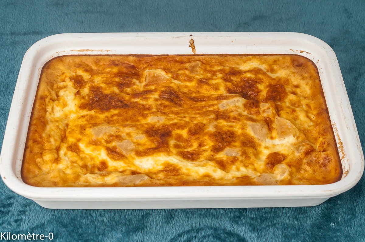 Photo de recette de dessert, breton, Bretagne, far, pommes, fruits, facile, laitage, lait, oeufs, automne, hiver, printemps, rapide, bio, helathy, traditionnel, Kilomètre-0, blog de cuisine réalisée à partir de produits de saison et issus de circuits courts