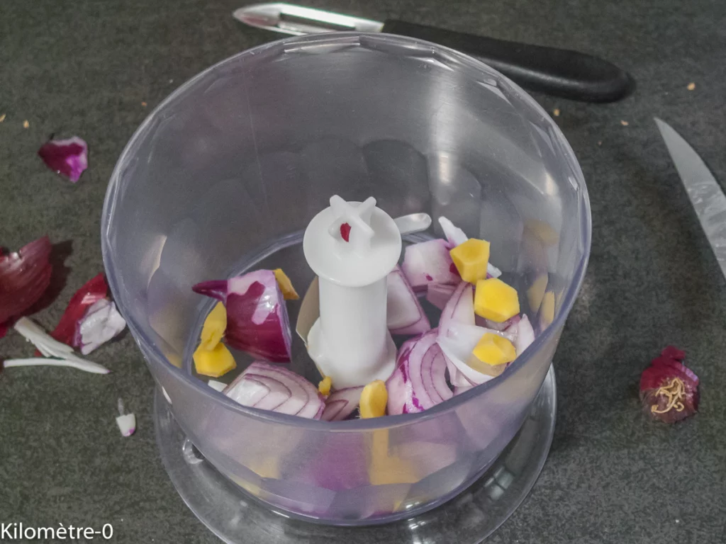 Butter chicken de tofu - Étape 2