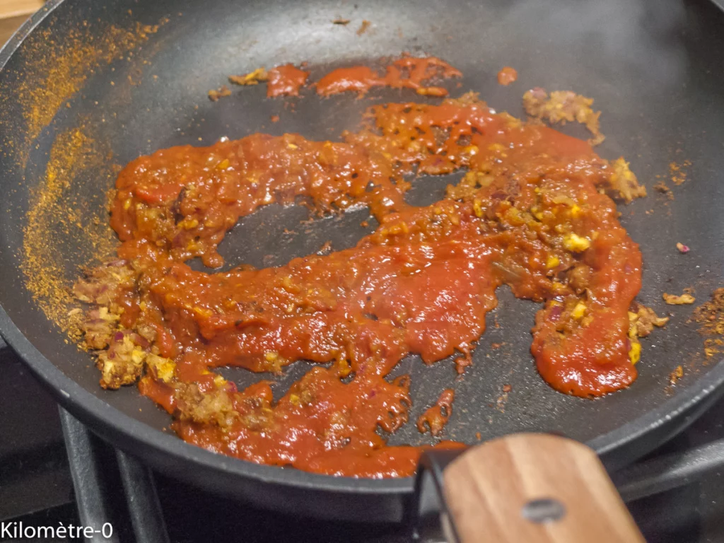 Butter chicken de tofu - Étape 6
