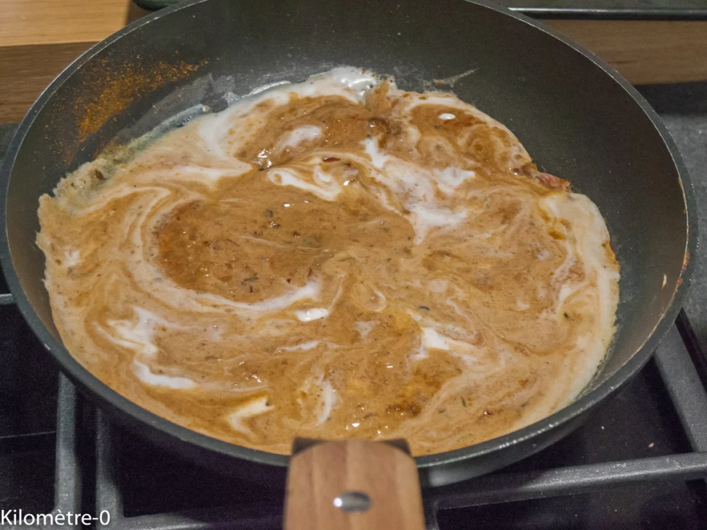 Butter chicken de tofu - Étape 7