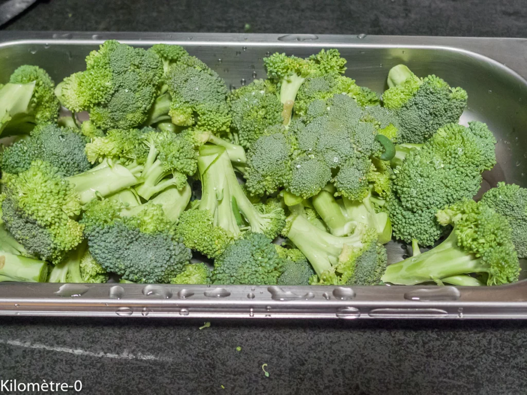 Moules aux brocolis et à la fêta - Étape 2