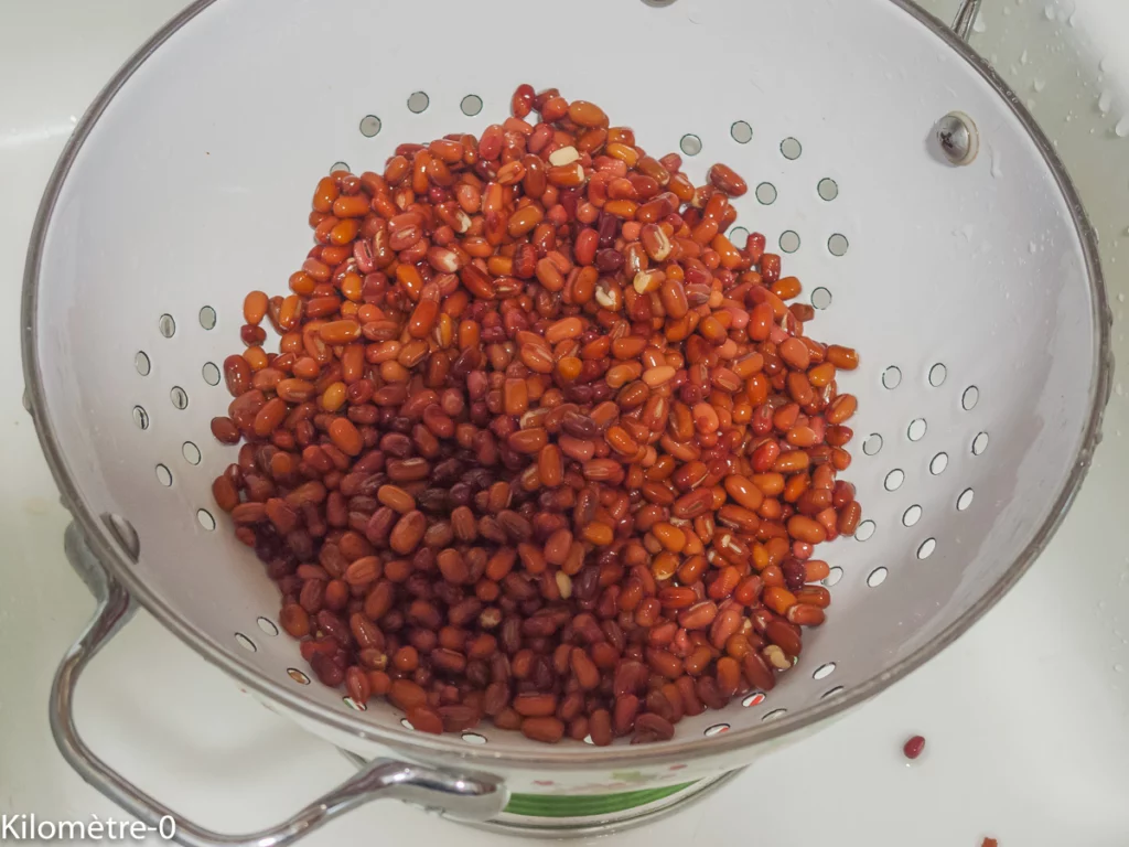 Cuisson des haricots azuki / azukis - Étape 2